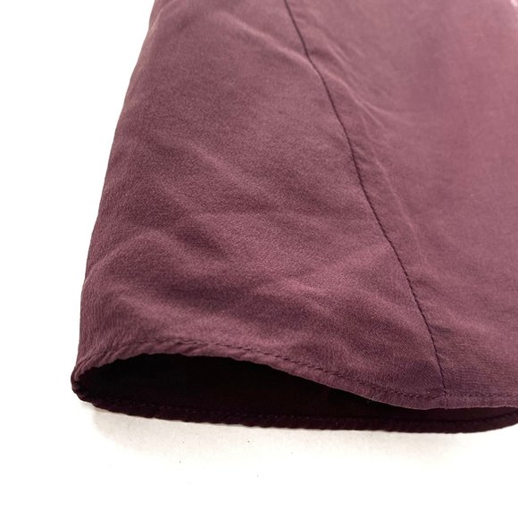 ARITZIA WILFRED PURPLE SILK DRESS WITH OPEN BACK - Picture 3 of 6